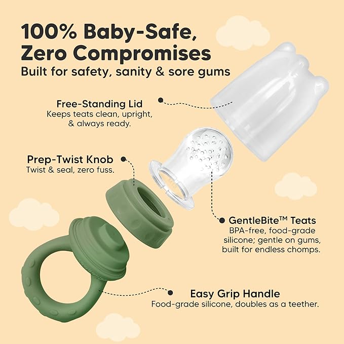 KeaBabies Baby Fruit Feeder 2pk - Image 3