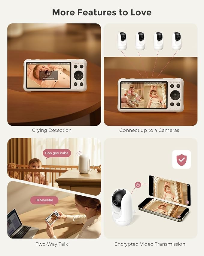 Momcozy BM04 Smart WiFi Baby Monitor - Image 9