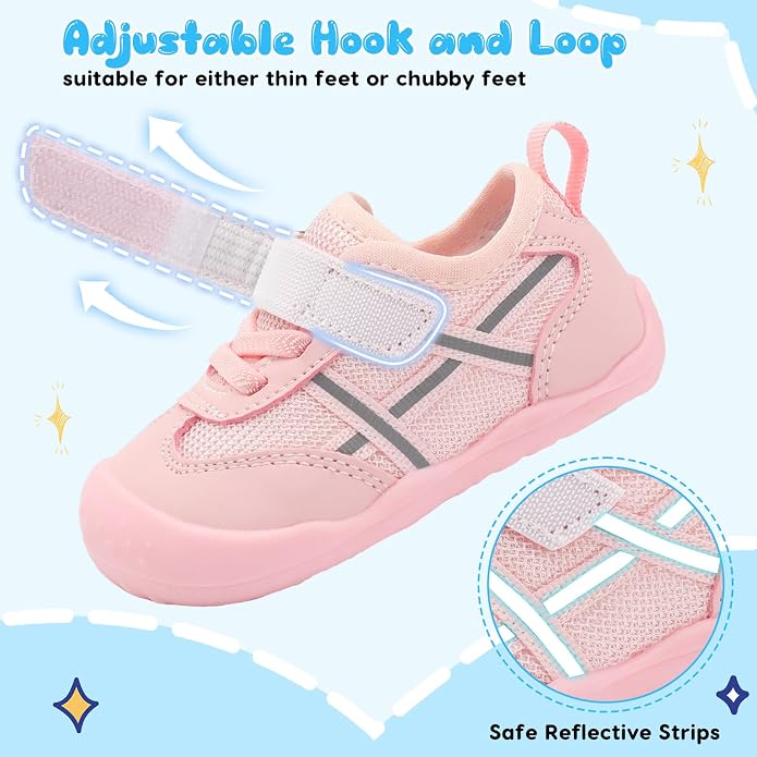 Scurtain Baby Shoes Boy Girl First Walking Shoe Infant Crib Breathable Sneakers - Image 4