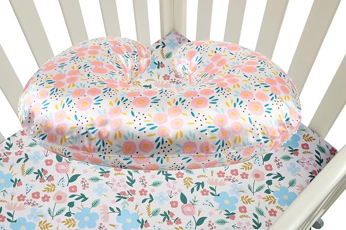 Satin Nursing Pillow Cover Set 2 Pack Ultra Soft Silk Compatible - Image 7