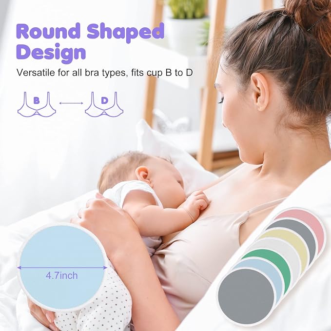 14 PCS Reusable Breast Pads for Breastfeeding – Washable Nursing Pads, Reusable - Image 3