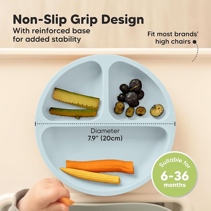 KeaBabies Suction Plates for Baby, Toddler - Image 4