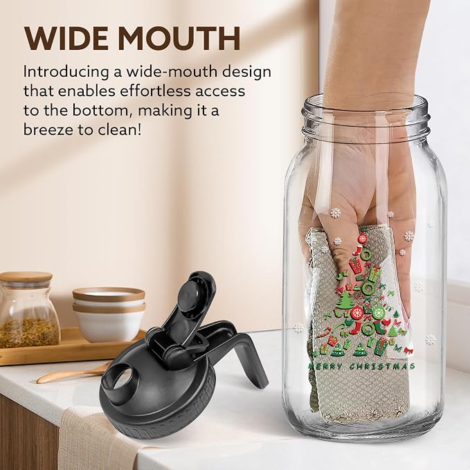 Breast Milk Pitcher, Mason Jar Pitcher - Image 3