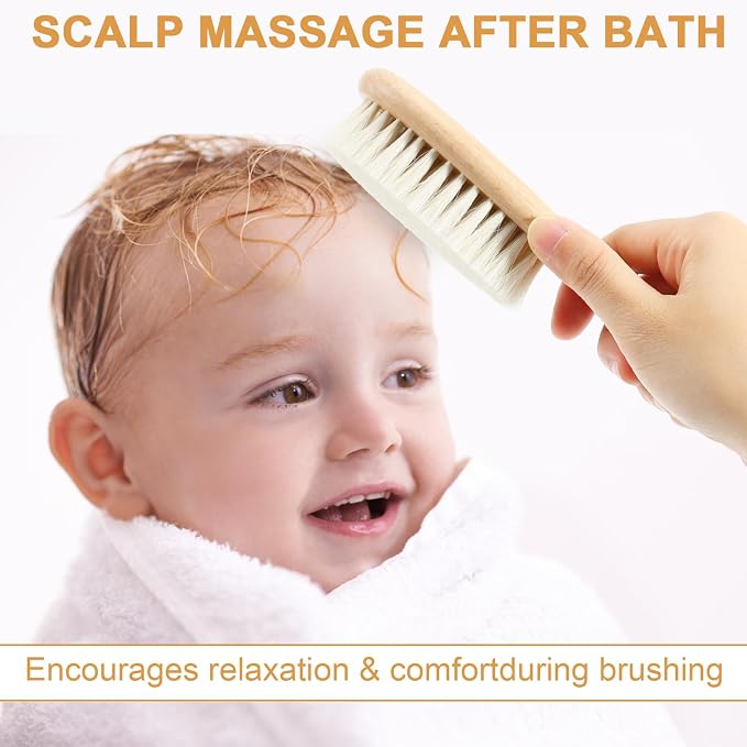 Soft Baby Hair Brush Toddler Hair Brush Soft Bristle Hair Brush - Image 5