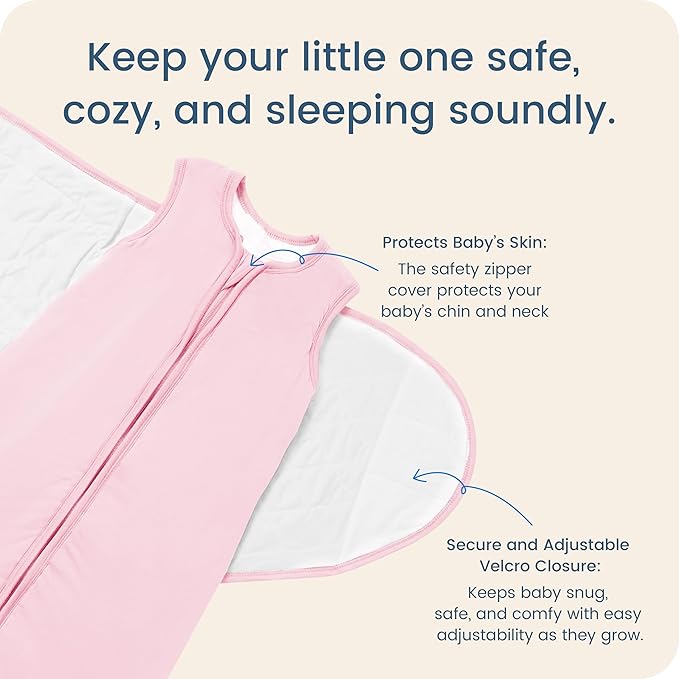 Newborns Swaddle Sleep Sack 0–3 Months, 1.0 TOG Baby Blanket - Image 4