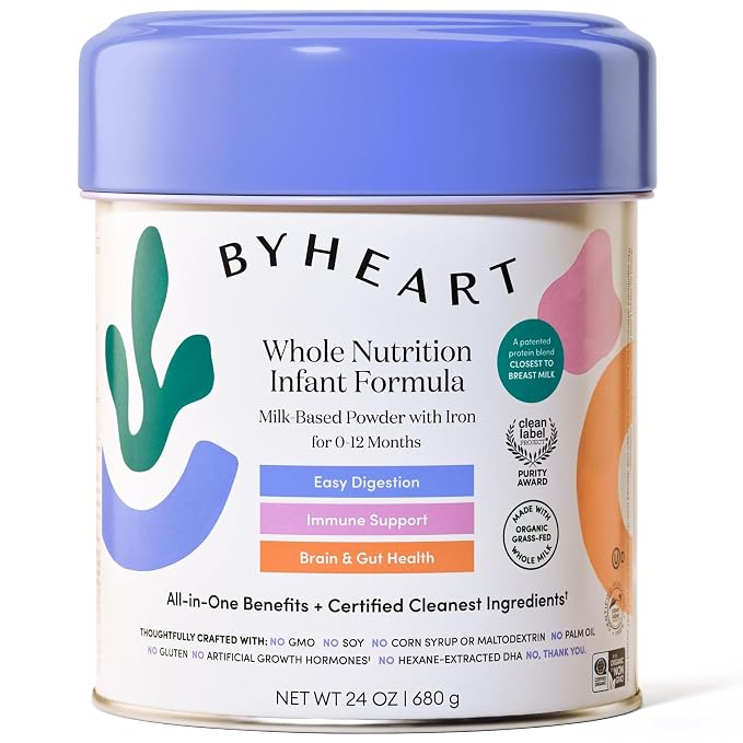 ByHeart Infant Formula Powder for Infants 0-12 Months, Made by ByHeart