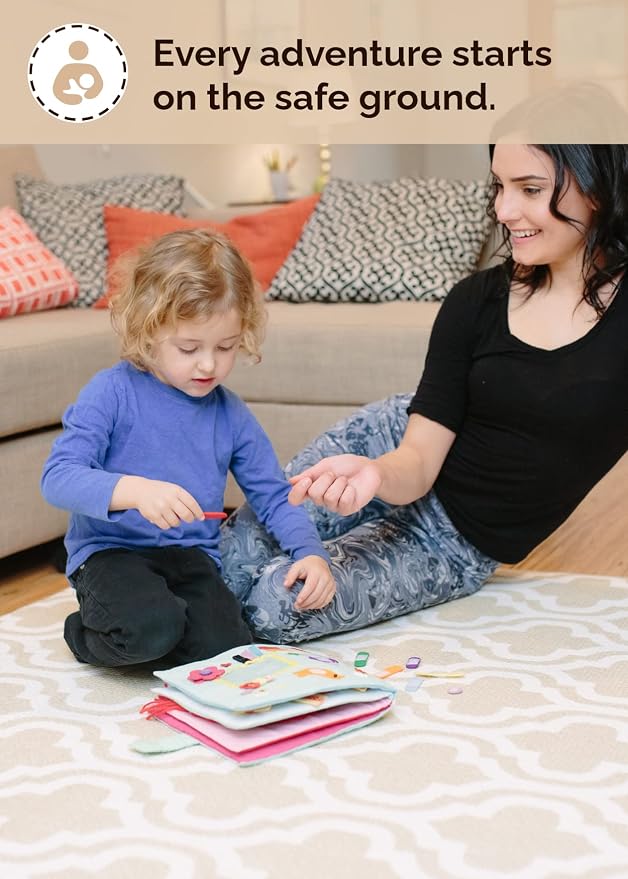 Baby Care Play Mat 73’’ x 49’’ Original One-Piece Reversible Rollable - Image 3