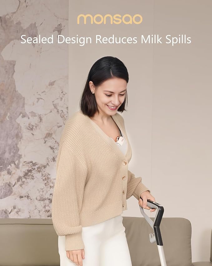 Wearable Breast Pump, Quiet Breast Pump Hands Free - Image 2