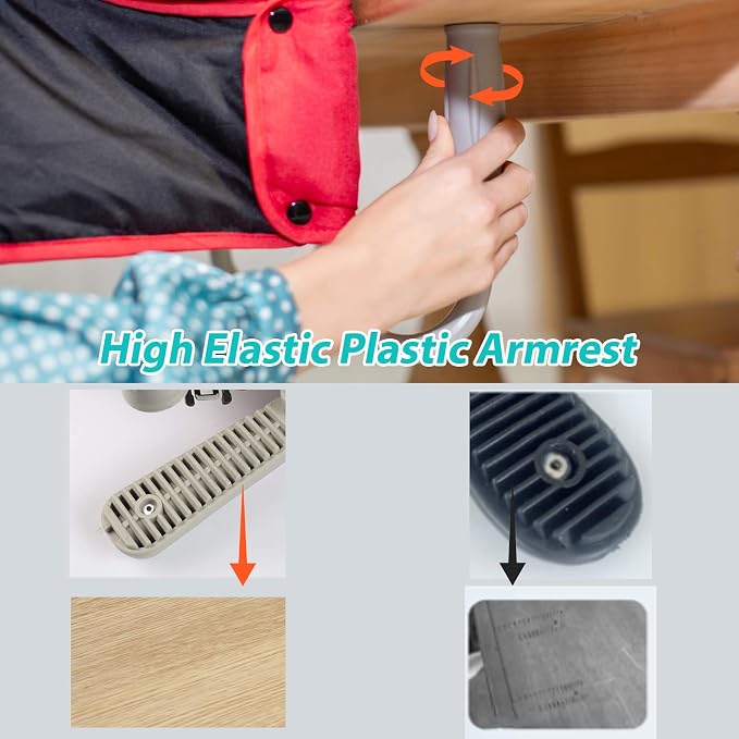 Hook On High Chair, Fast Table Clip-on High Chair, Fold-Flat Storage, Portable - Image 9