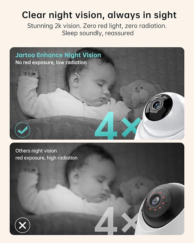 Jartoo 2K Video Baby Monitor - Image 4
