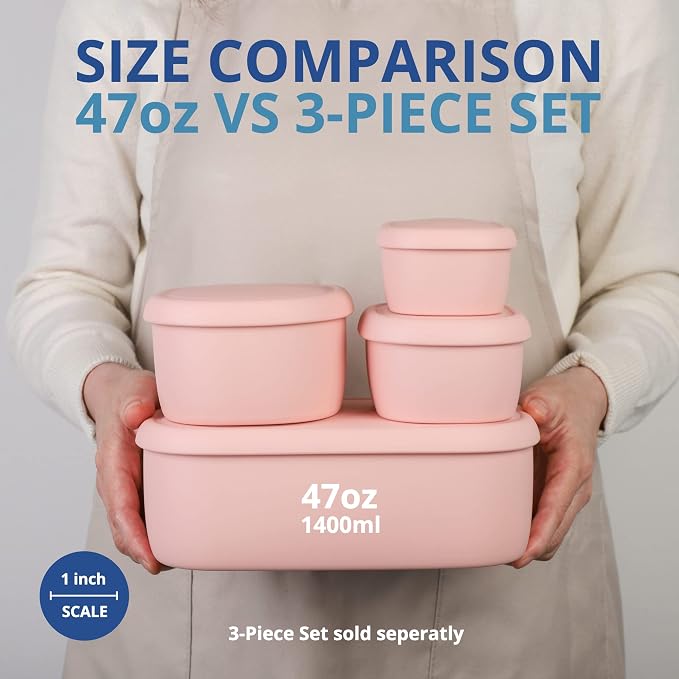 BLUE GINKGO Nesting Silicone Containers - Image 4