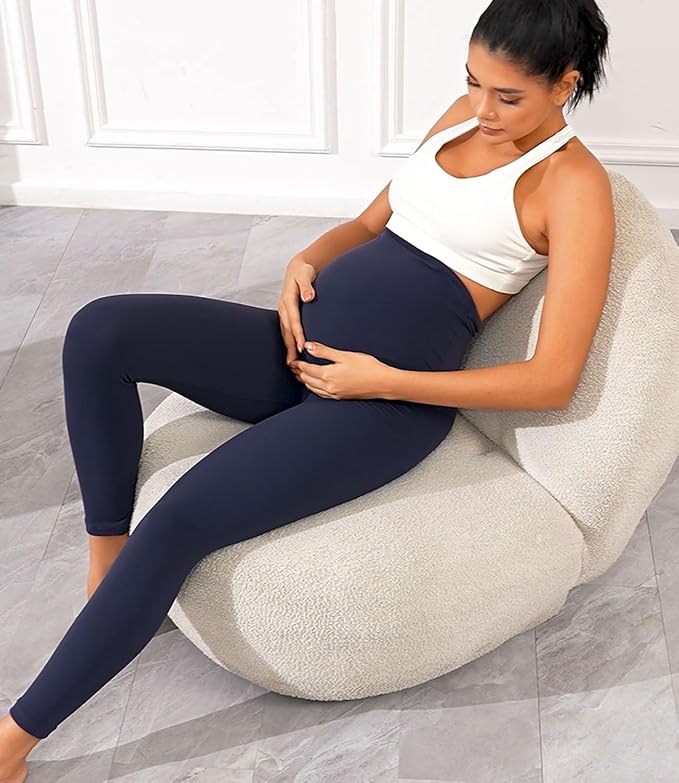 wirarpa Women's Maternity Leggings Over The Belly Pregnancy Yoga Pants Buttery - Image 4
