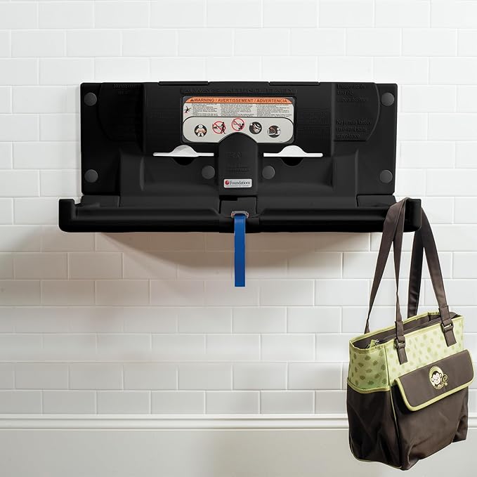 Foundations Classic Horizontal Wall-Mounted Baby Changing Station - Image 9