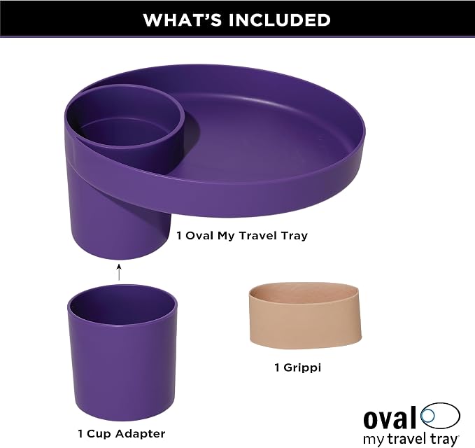Travel Tray Oval USA Made Extend Your Current Cup Holder to Hold Your Cup Plus - Image 3