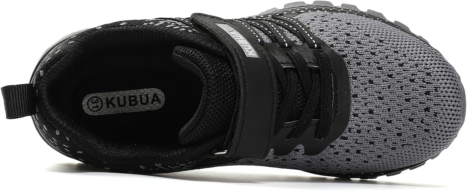 KUBUA Kids Sneakers for Boys Girls Running Tennis Shoes Lightweight Breathable - Image 3