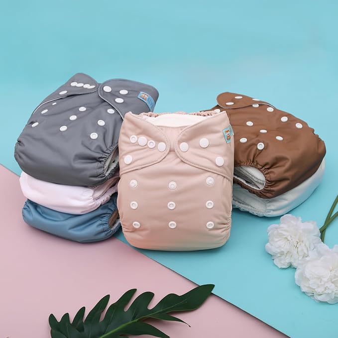 ALVABABY Baby Cloth Diaper 6 Pack - Image 6