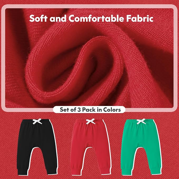 DREAM BUS Pack of 3 Toddler Jogger Pants - Image 5