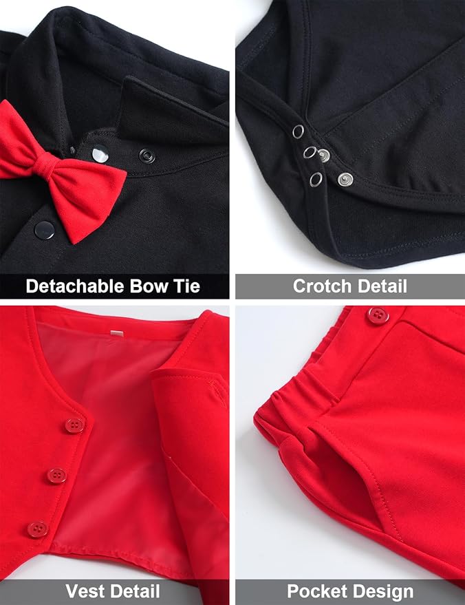 A&J DESIGN Baby Boy Suits Clothes Infant Toddler Formal Gentleman Outfits - Image 4