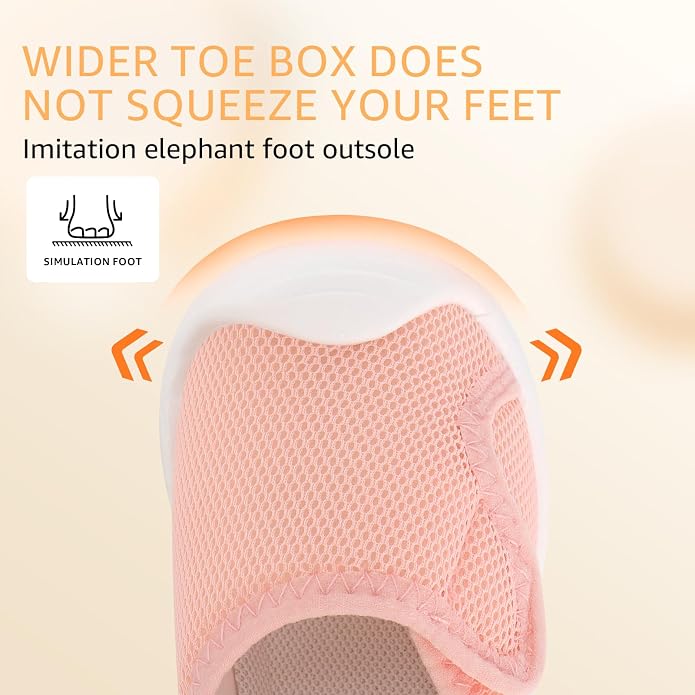 Baby Boys Girls First Walking Shoes Wide Toe Box Infant Sneakers Lightweight - Image 6