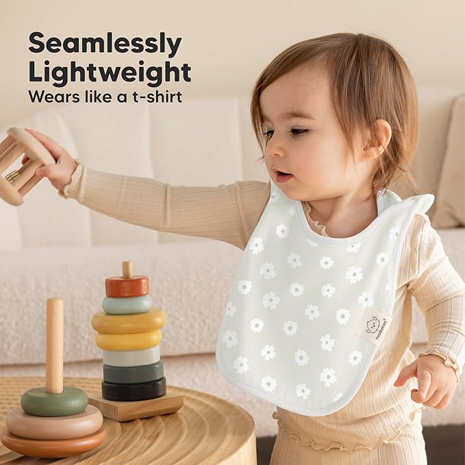 KeaBabies 8-Pack Baby Bibs for Boys, Girls - Image 5