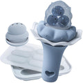 Moonkie Baby Fruit Feeder with Freezer Tray, BPA Free Silicone Food Feeder by Moonkie