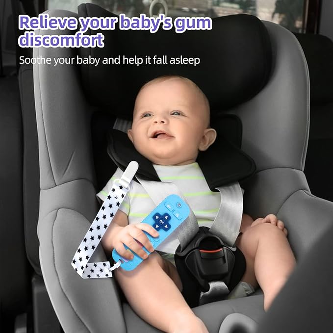 Chuya Remote Teethers Silicone Baby Teething Toys, TV Remote Teether - Image 5