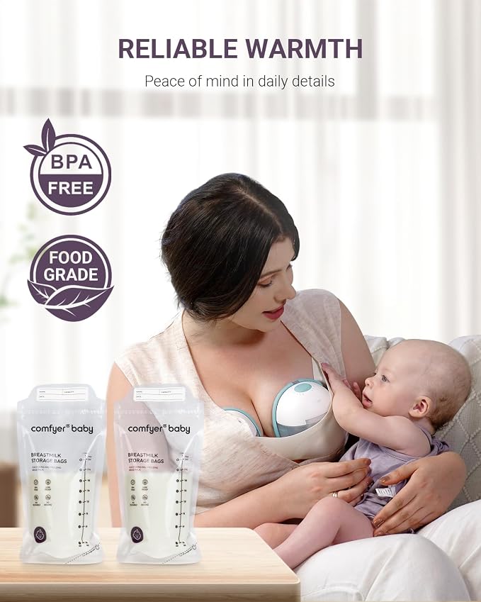 150 Pcs Breastmilk Storage Bags, 8oz Large Capacity, No Leak, Easy Storage - Image 8