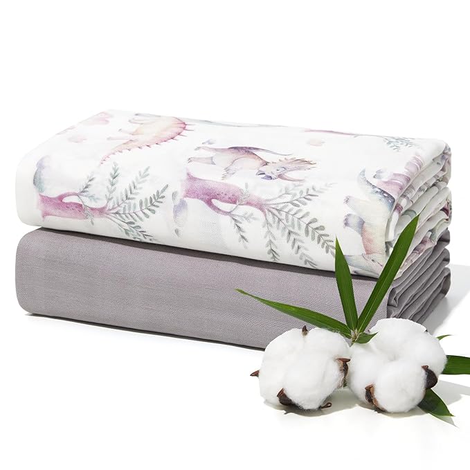 Momcozy Muslin Swaddle Blankets, Ultra Soft Neutral Registry Essentials by Momcozy