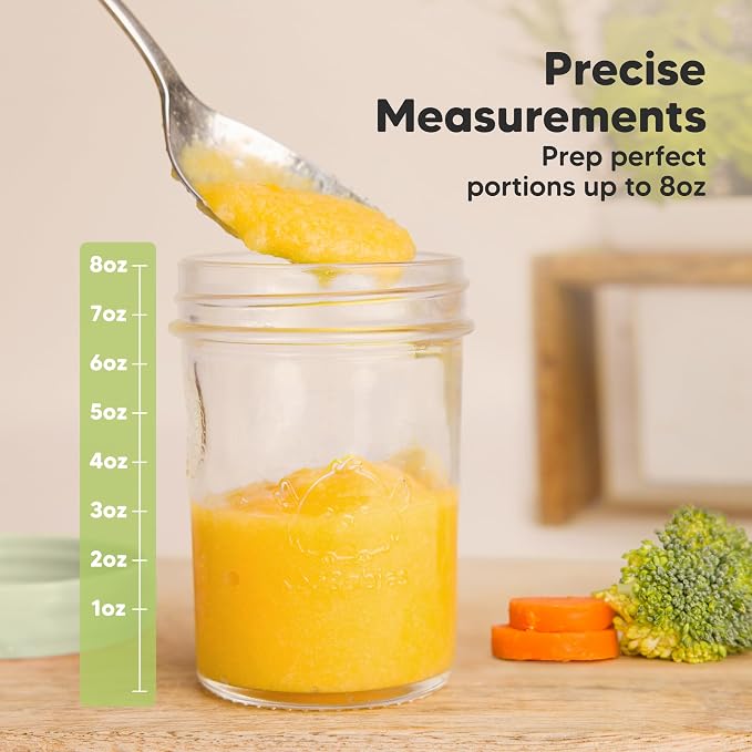 KeaBabies 4pk 8oz Glass Baby Food Containers - Image 4