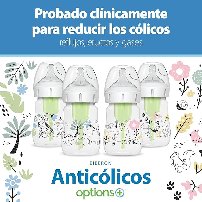 Dr. Brown’s Natural Flow® Anti-Colic Options+™ Wide-Neck Baby Bottle Designer - Image 12