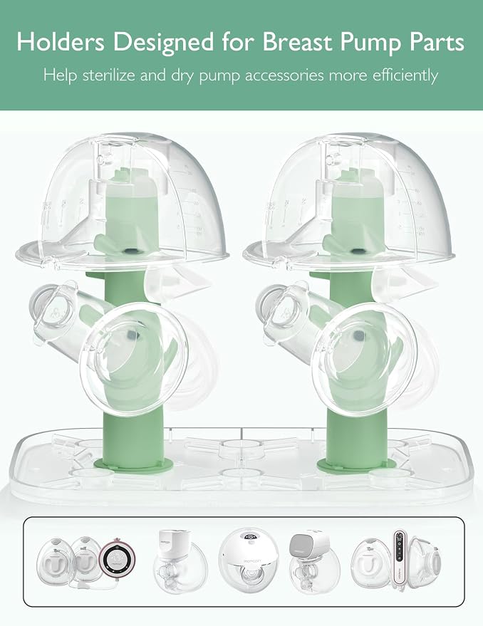 Momcozy 3 Layers Large Bottle Sterilizer and Dryer, Fast Sterilize and Dry - Image 5