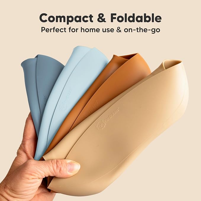 KeaBabies 2-Pack Silicone Baby Bibs - Image 8
