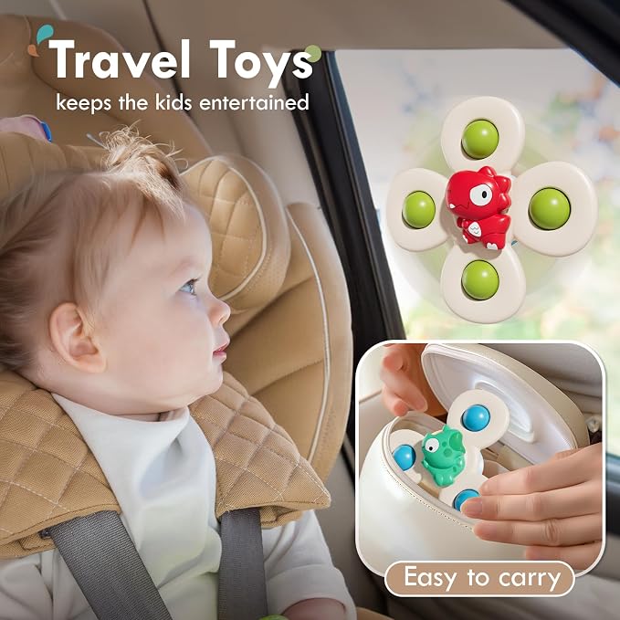 ALASOU 3PCS Suction Cup Spinner Toys - Image 6