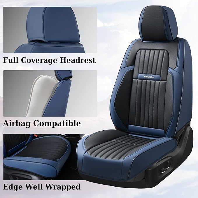 Coverado Car Seat Covers Front, Seat Covers - Image 3