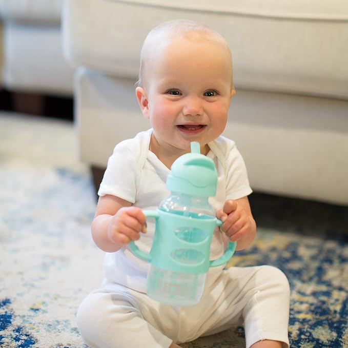 Dr. Brown's Milestones Wide-Neck Sippy Straw Bottle - Image 4