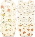 Baby Bibs Muslin Bibs for Baby Girl Boy for Drooling and Teething 10 Pack by DOSMINE