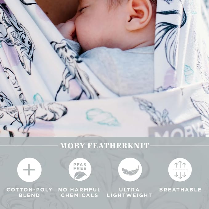 Moby Baby Wrap Carrier Featherknit - Image 4