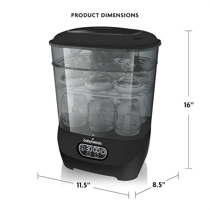 Baby Brezza Bottle Sterilizer and Dryer Advanced – 33% Faster - Image 2