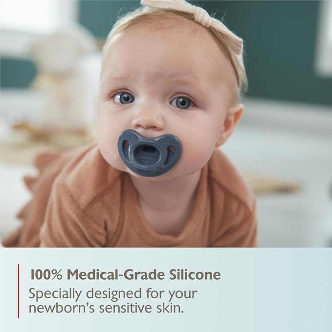 NUK Timeless Comfy Pacifier | 100% Silicone, One-Piece Design | BPA-Free - Image 10