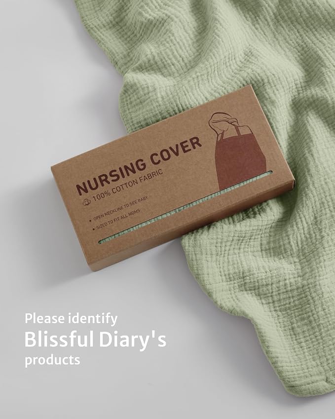 Blissful Diary Muslin Nursing Cover - Image 7