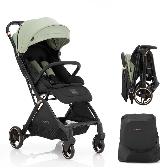 Gravity Folding Baby Stroller by Gromast