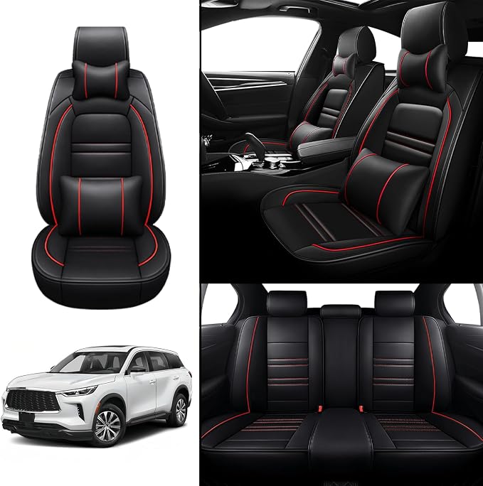 Car Seat Covers for Infiniti qx60 2014-2025 | 5-Seats Seat Covers, Waterproof - Image 2