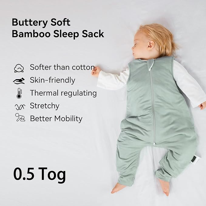 BubblePanda Rayon Made from Bamboo Toddler Sleep Sack - Image 2