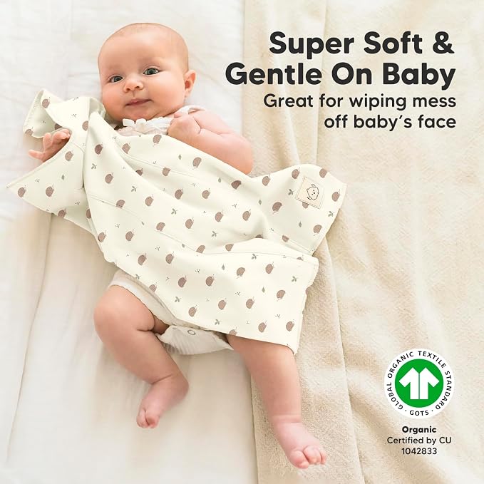 Organic Burp Cloths Baby Boy, Girl - Image 4