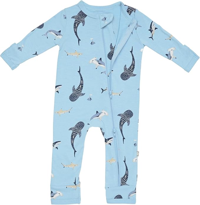 KYTE BABY Unisex Rayon Made From Bamboo Zippered Rompers 0-24 Months - Image 5