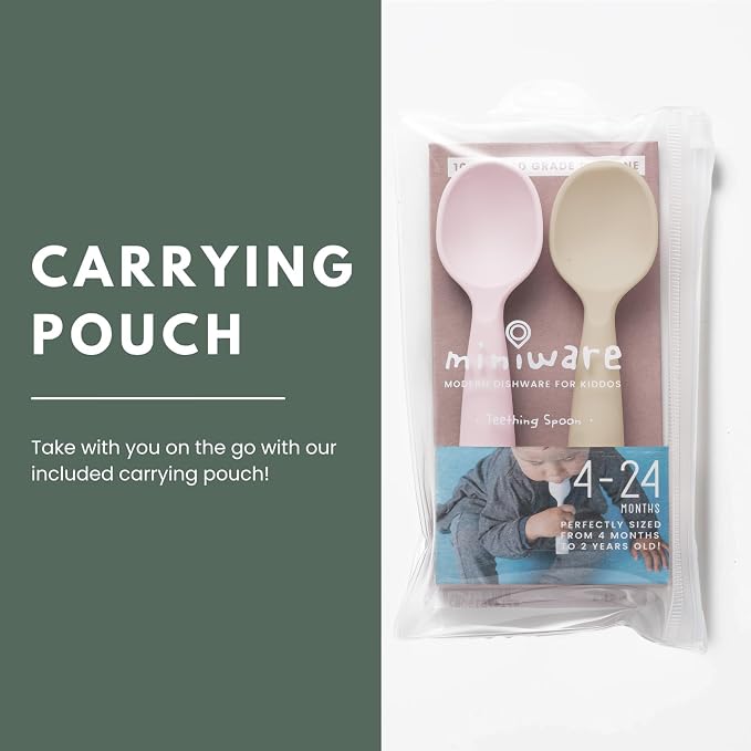 Miniware Silicone Baby Spoon for Training - Image 4