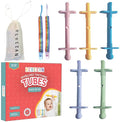 Shielded Teething Tubes – Baby Teething Relief 0-36 Months, Anti-Choking Design by BEBECAN