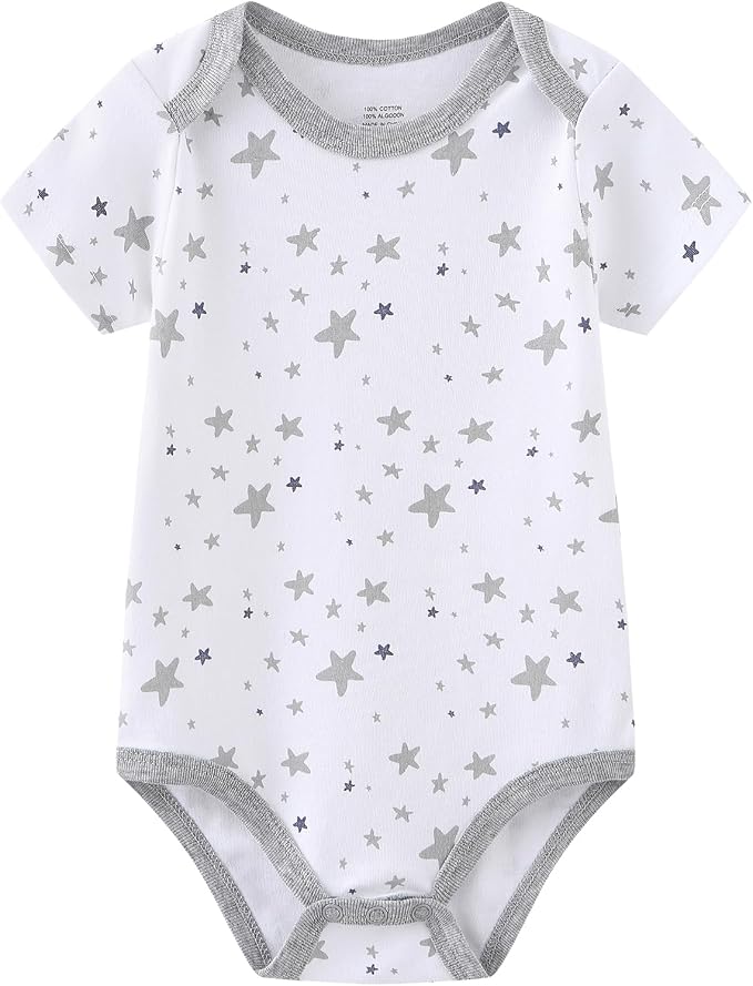 Baby Bodysuit and Pant Set 10-pcs Cotton Soft Newborn Boy Girl Clothes Outfits - Image 2