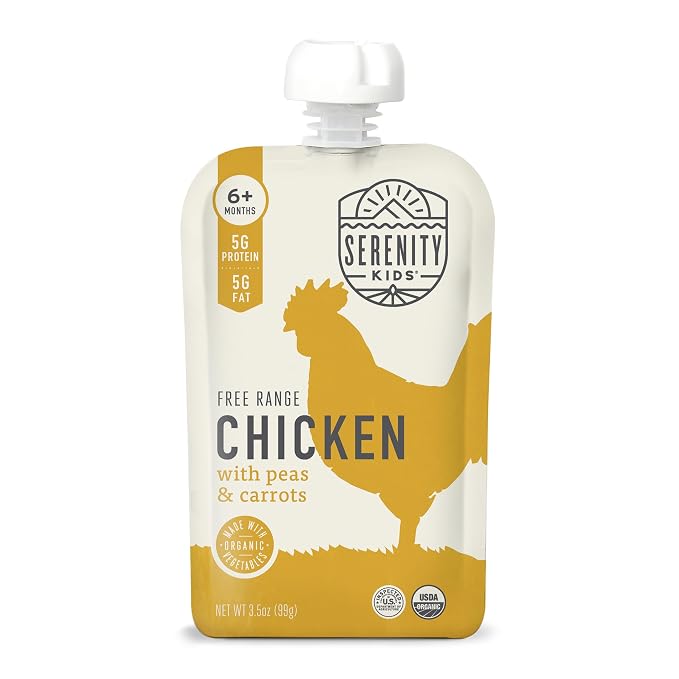 Serenity Kids 6+ Months Baby Food Pouches Puree Made by SerenityKids