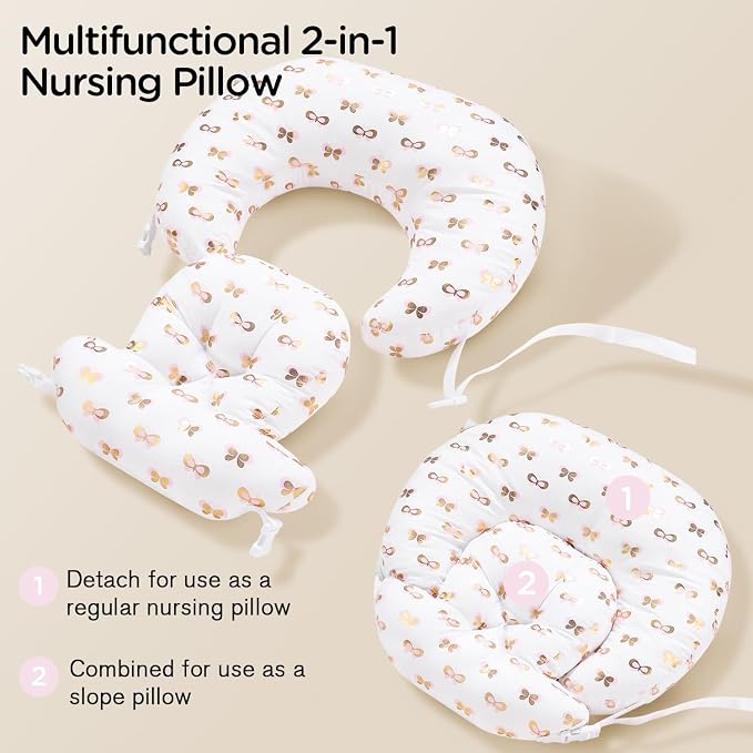 Little Grape Land Nursing Pillow, 3pk Baby Support Pillow - Image 6